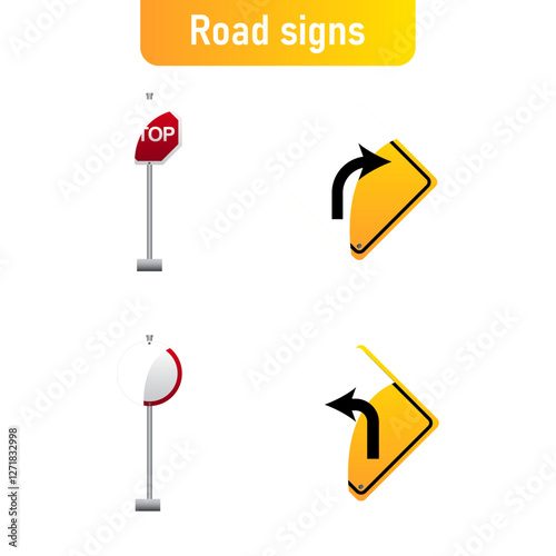 Road signs set