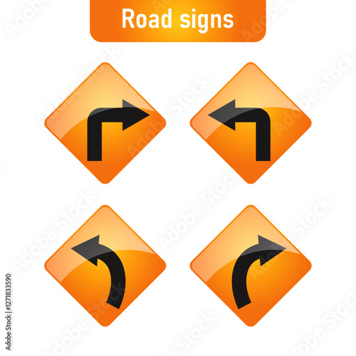Free Download Road signs set - GFXLoad