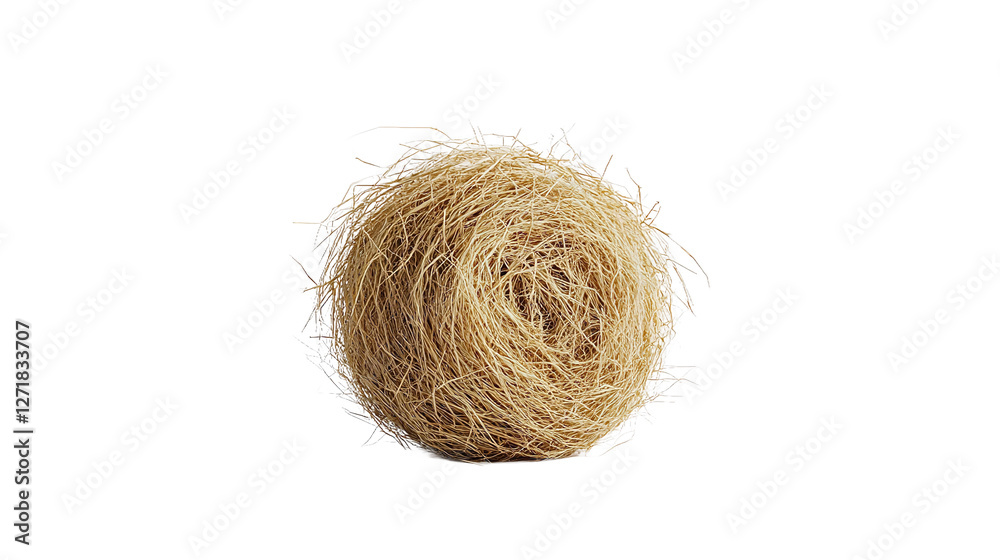 Natural Beige Coco Fiber Nest Ball Isolated on Black Background Studio Shot up eco art soft life craft decor plant light Natural Beige Coco Fiber Nest Ball Isolated on Black Background Studio Shot up eco art soft life craft decor plant light