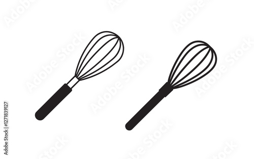 spoon and fork isolated