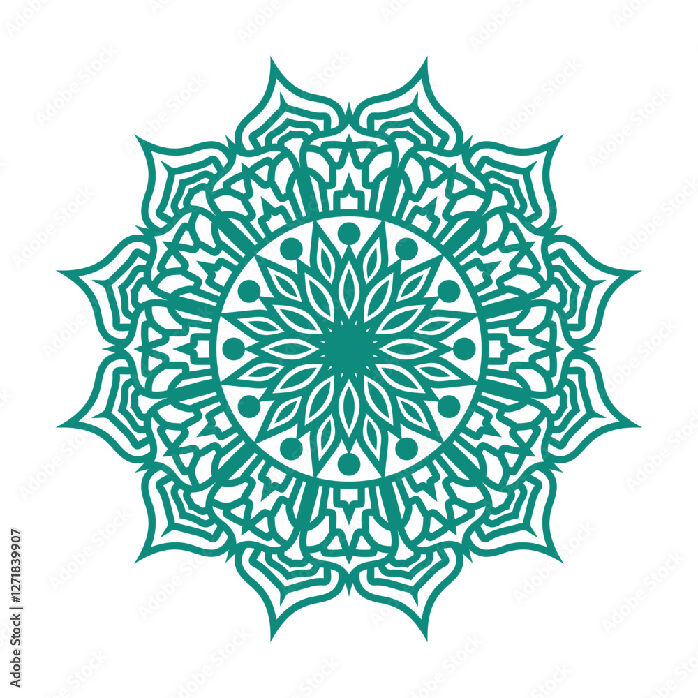Ornament beautiful card calar mndala desgin Ornament beautiful card calar mndala desgin