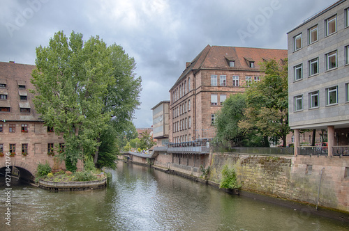 Nuremberg, Germany. The Heilig-Geist-Spital, largest hospital in the Imperial City, built in 1339 by Konrad Gross. photo