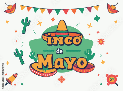 Cinco de Mayo Mexican Fiesta Elements