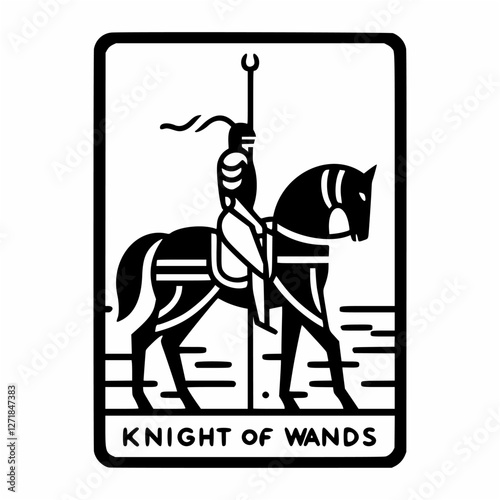 Sacred Tarot Imagery: The Knight of Wands