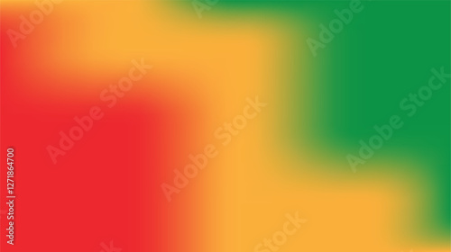 Abstract Mesh Gradient in Red, Green, and Yellow. Perfect for Black History Month, Juneteenth, and MLK Day