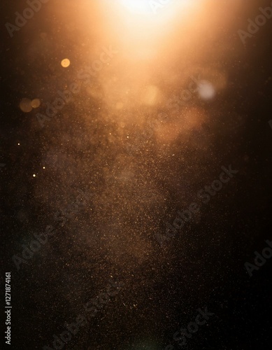 Film Dust Light Leaks Overlay. Vintage Style Lens Flares. Generated image