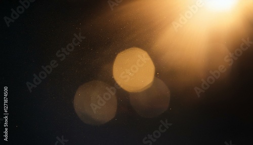 Film Dust Light Leaks Overlay. Vintage Style Lens Flares. Generated image