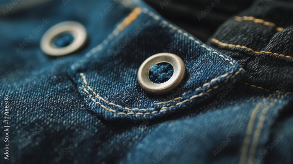 Pants button close up Pants button close up