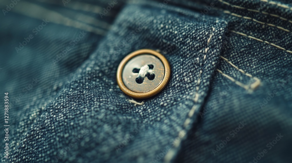 Pants button close up Pants button close up