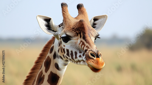 portrait of a giraffe