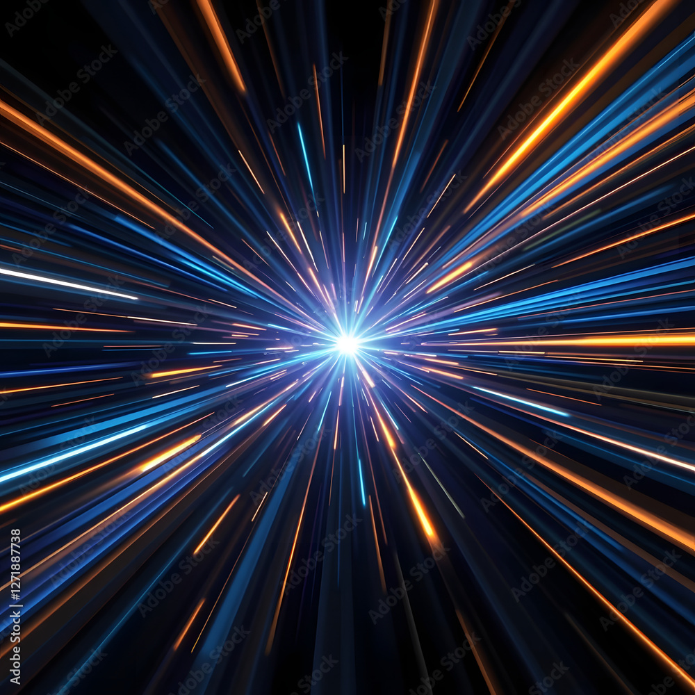 Fototapeta premium Abstract backgrounds with light rays, sunbursts, and colorful patterns create a vibrant design