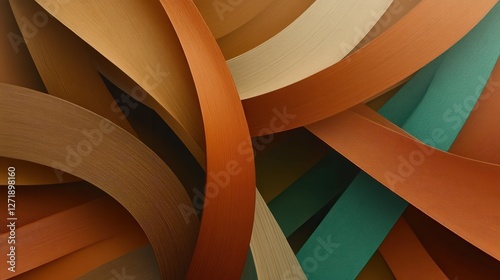 Wallpaper Mural Abstract Geometrical Shapes An abstract background created with interwoven shapes and lines, offering a modern and dynamic visual texture. Torontodigital.ca