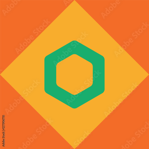 Trendy minimalist basic figure vector illustration