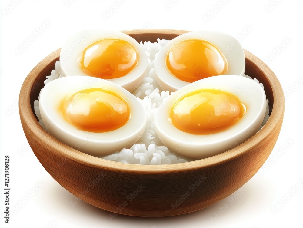 Savoring Grilled Softboiled Eggs Home Kitchen Culinary Delight Cozy Atmosphere Elevated Perspective Rice Bowl Experience Savoring Grilled Softboiled Eggs Home Kitchen Culinary Delight Cozy Atmosphere Elevated Perspective Rice Bowl Experience