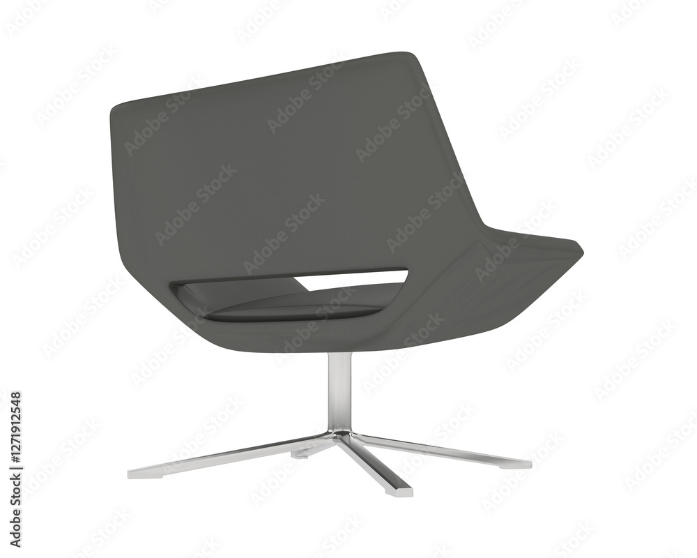Armchair isolated on background. 3d rendering - illustration Armchair isolated on background. 3d rendering - illustration