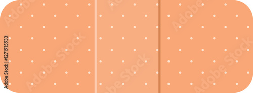 Medical adhesive bandage vector illustration