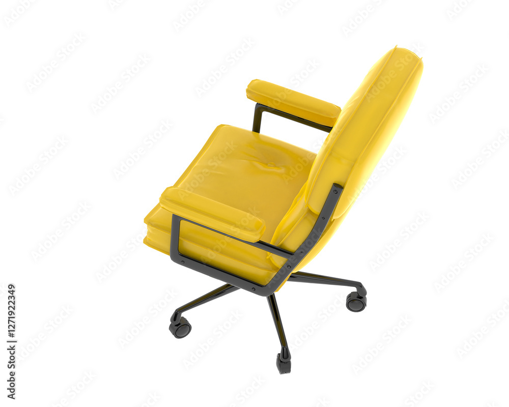 Armchair isolated on background. 3d rendering - illustration Armchair isolated on background. 3d rendering - illustration