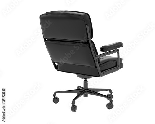 Armchair isolated on background. 3d rendering - illustration