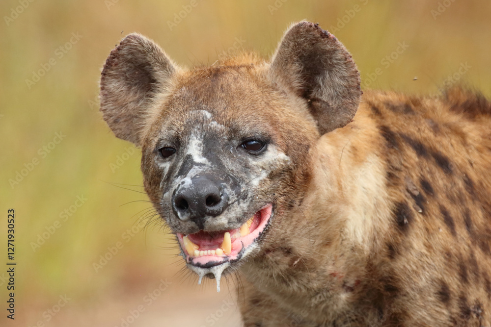 Tüpfelhyäne / Spotted hyaena / Crocuta crocuta.. Tüpfelhyäne / Spotted hyaena / Crocuta crocuta..