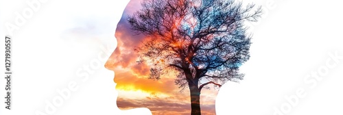 dementia mental health and aging concept