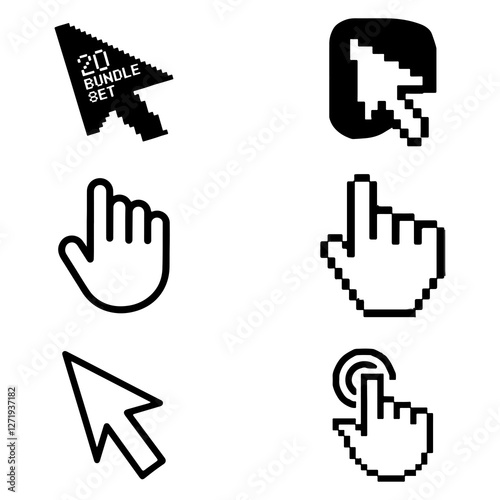 set of hand drawn vector icons for halloween and vector illustration of cursor hand set of hand cursor icons vector hand cursor pixel cursor hand cursor