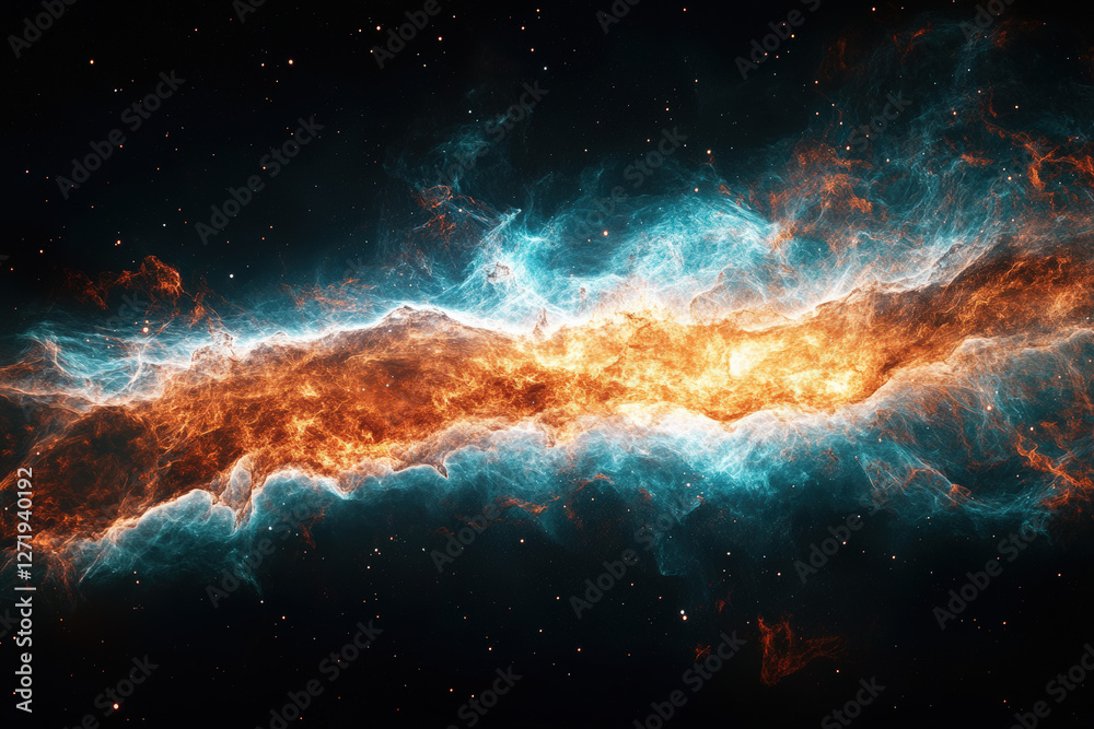 Fototapeta premium Cosmic Energy Burst 