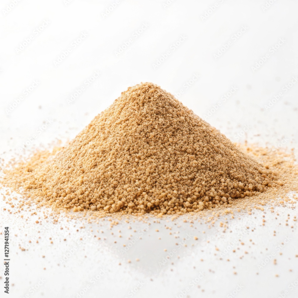A Conical Pile of Light Brown Powdered Sugar, Close-up Studio Shot, Food Photography, Sweetener sugar, sweetener A Conical Pile of Light Brown Powdered Sugar, Close-up Studio Shot, Food Photography, Sweetener sugar, sweetener