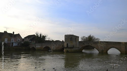 St Ives Bridge, in February, 2025. photo