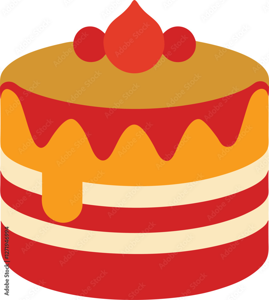 Birthday Cake vector illustration Birthday Cake vector illustration
