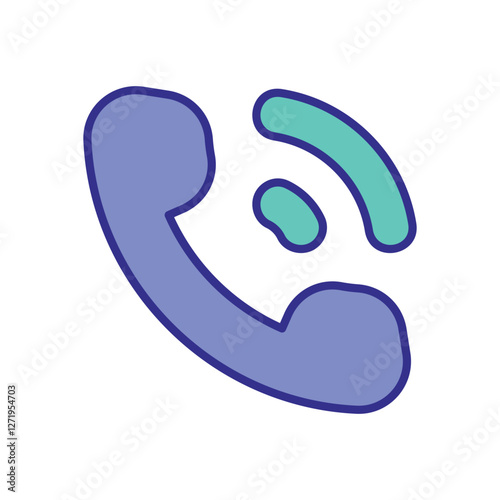 Call icon vector stock illustration