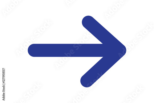Straight pointed arrow icon. Black arrow pointing to the right. Black direction pointer