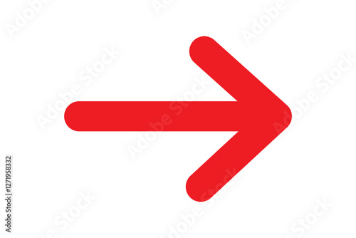Straight pointed arrow icon. Black arrow pointing to the right. Black direction pointer