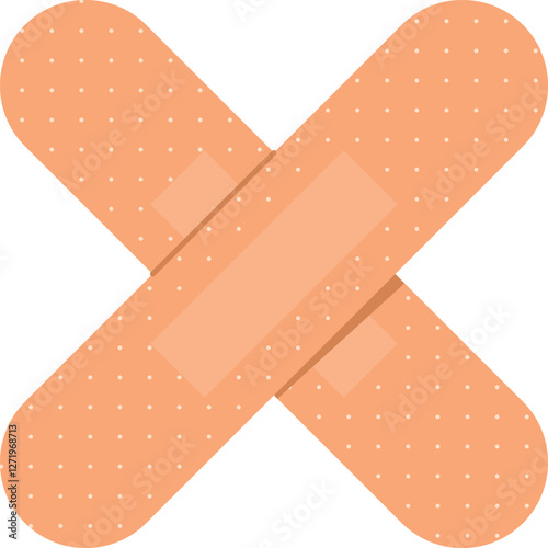 Pair of medical sticky patch