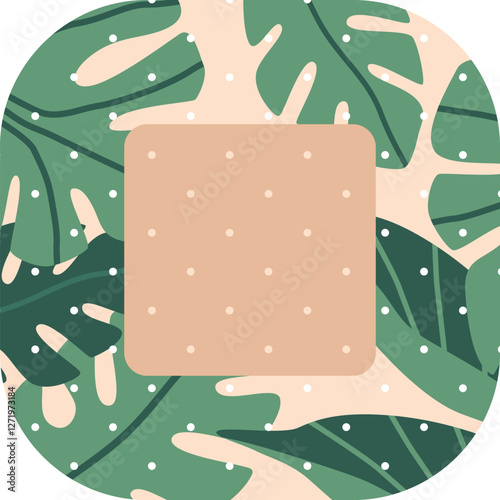 Medical plaster with eco design