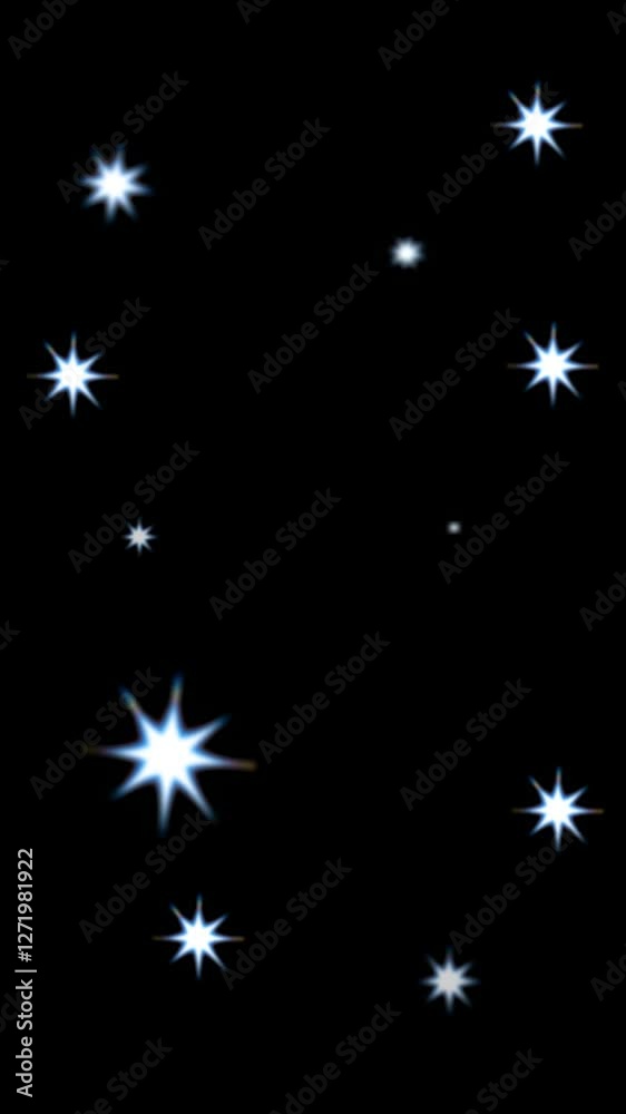 vertical animation of sparkling white light in 4K vertical animation of sparkling white light in 4K