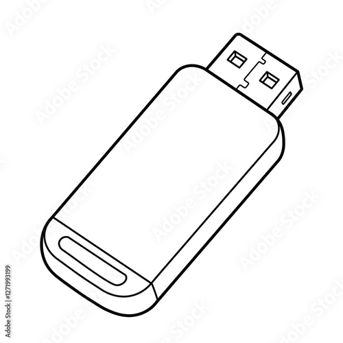 usb flash drive sketch 