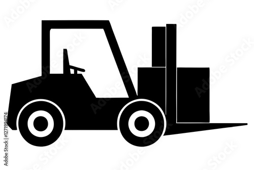 forklift truck and forklift