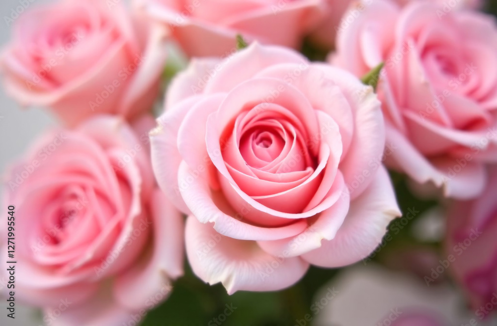 light pink and white roses on nature background. light pink and white roses on nature background.