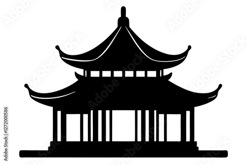 japanese pagoda in the form