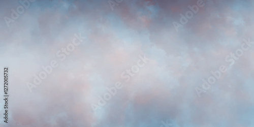 Abstract cloud sky watercolor digital art painting for texture dramatic sky summer heaven is colorful clearing good weather and beautiful background, dramatic fluffy summer clouds dusk sky background.