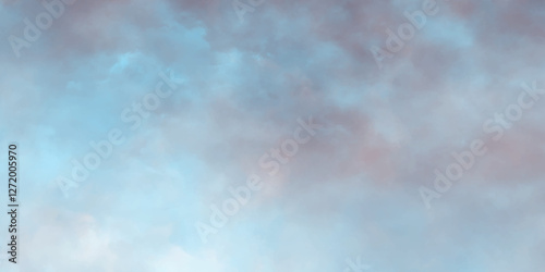 Abstract cloud sky watercolor digital art painting for texture dramatic sky summer heaven is colorful clearing good weather and beautiful background, dramatic fluffy summer clouds dusk sky background.