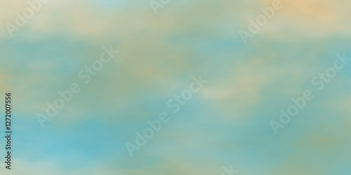 Abstract cloud sky watercolor digital art painting for texture dramatic sky summer heaven is colorful clearing good weather and beautiful background, dramatic fluffy summer clouds dusk sky background.