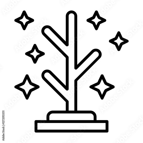 Coat rack Vector Icon Design Symbol