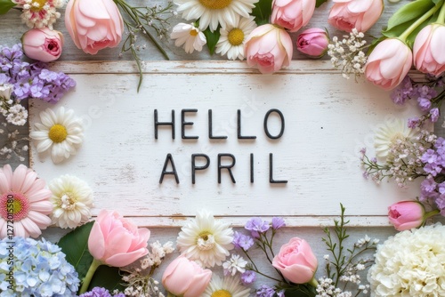 hello april flowers