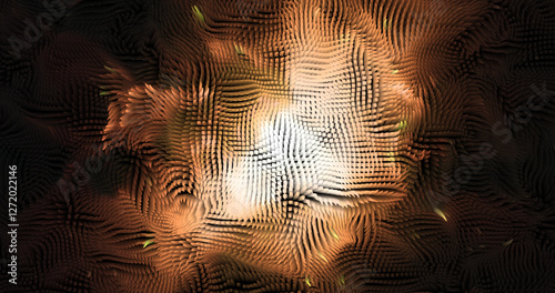 Colorful abstract texture created with Gradient flow and 3D structure imitate the movement of liquid or wind. Vibrant colors, volumetric waves and digital noise create a sense of depth and dynamics. I