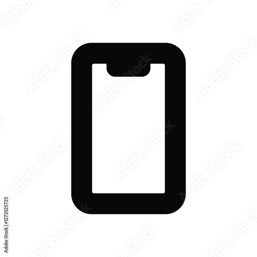 Personal Phone icon vector stock illustration