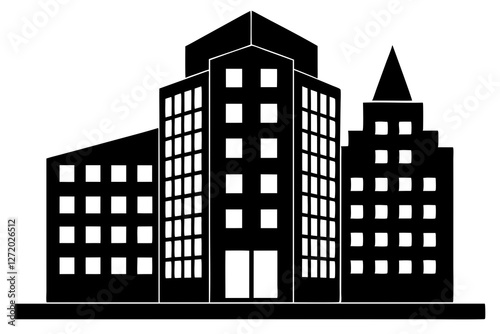 vector illustration of city buildings