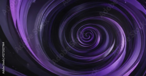 Dark spiral swirl background with purple hues and black undertones , galaxy, background