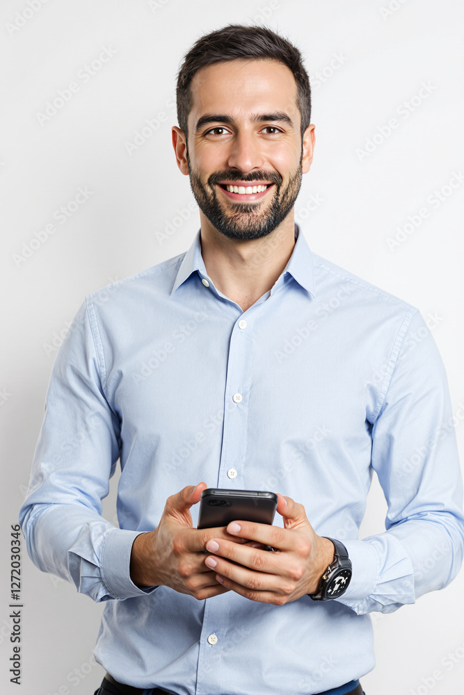 Professional Portrait of a Confident Italian Man in a Studio Setting Professional Portrait of a Confident Italian Man in a Studio Setting