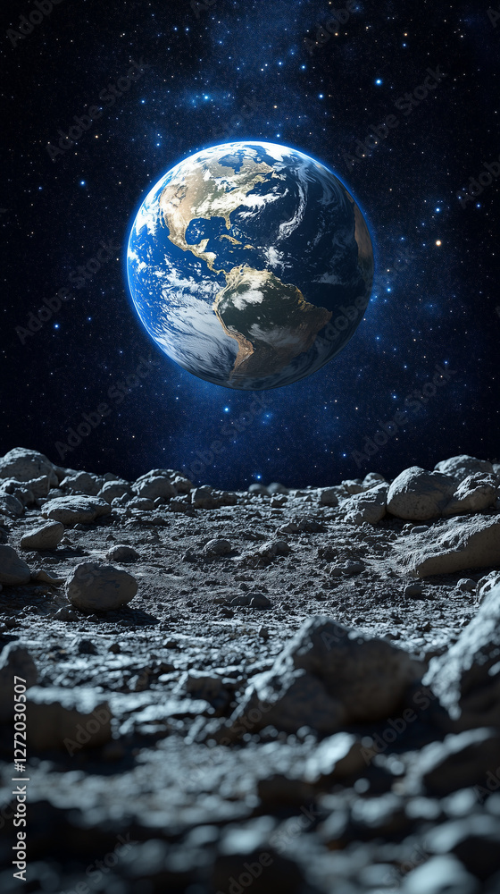 Obraz premium Planet Earth in Space